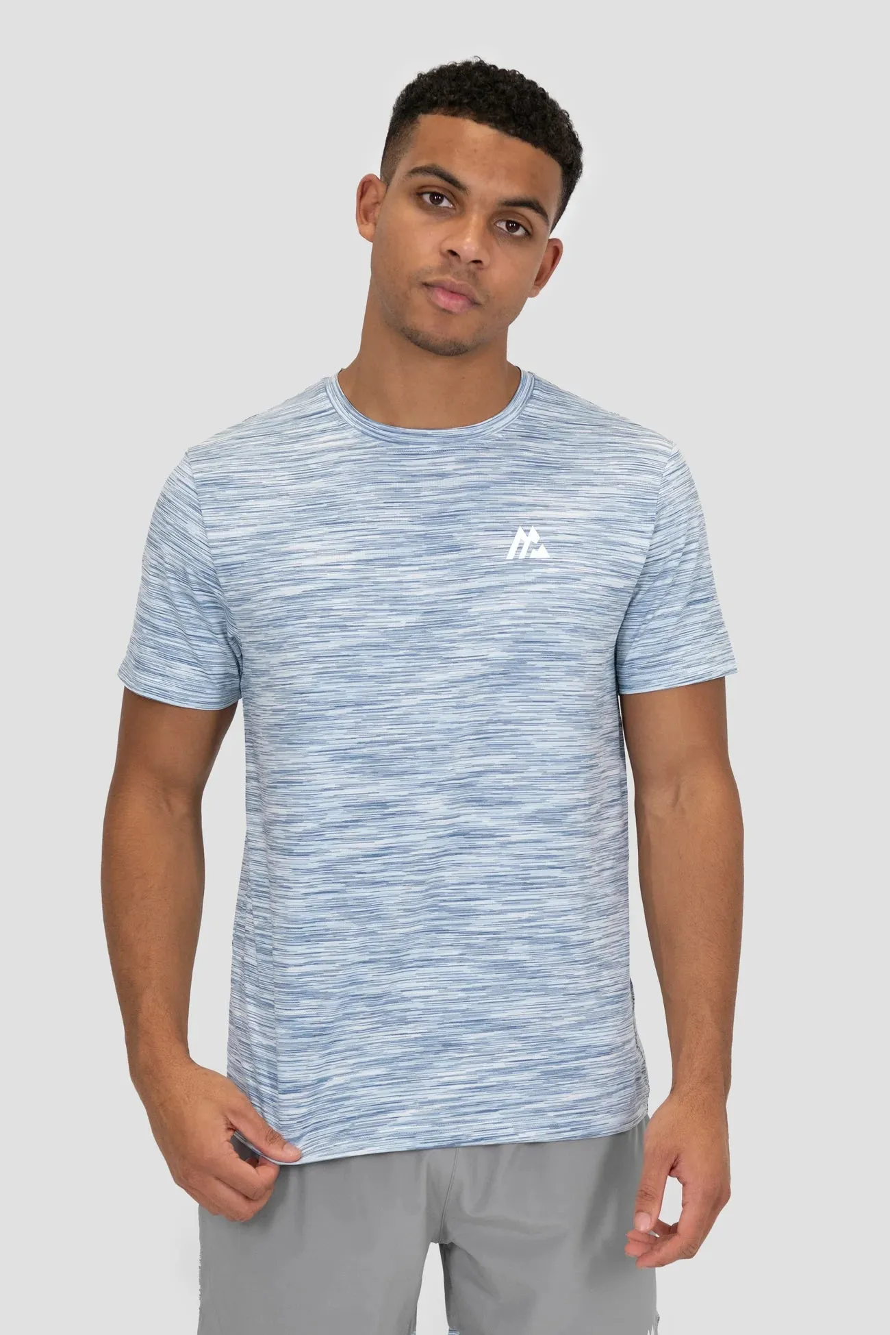 Montirex Trail Tee - Grey/White/Blue