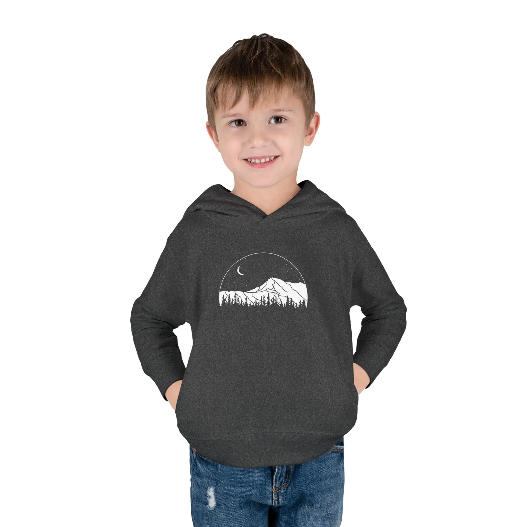 Mountain Snow Globe Toddler Hoodie