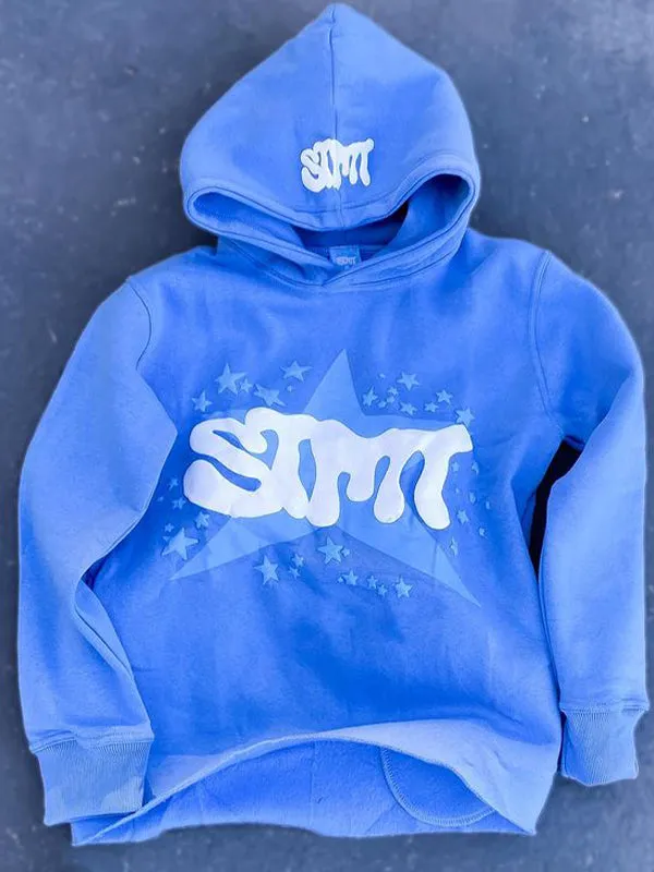 Multicolored Y2k lettering oversized hoodie
