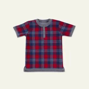 Multicoloured Check Print T-Shirt
