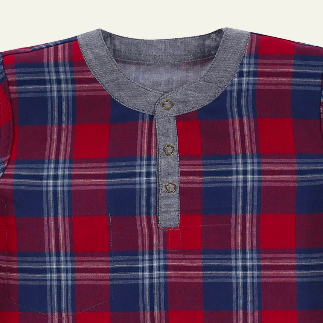 Multicoloured Check Print T-Shirt