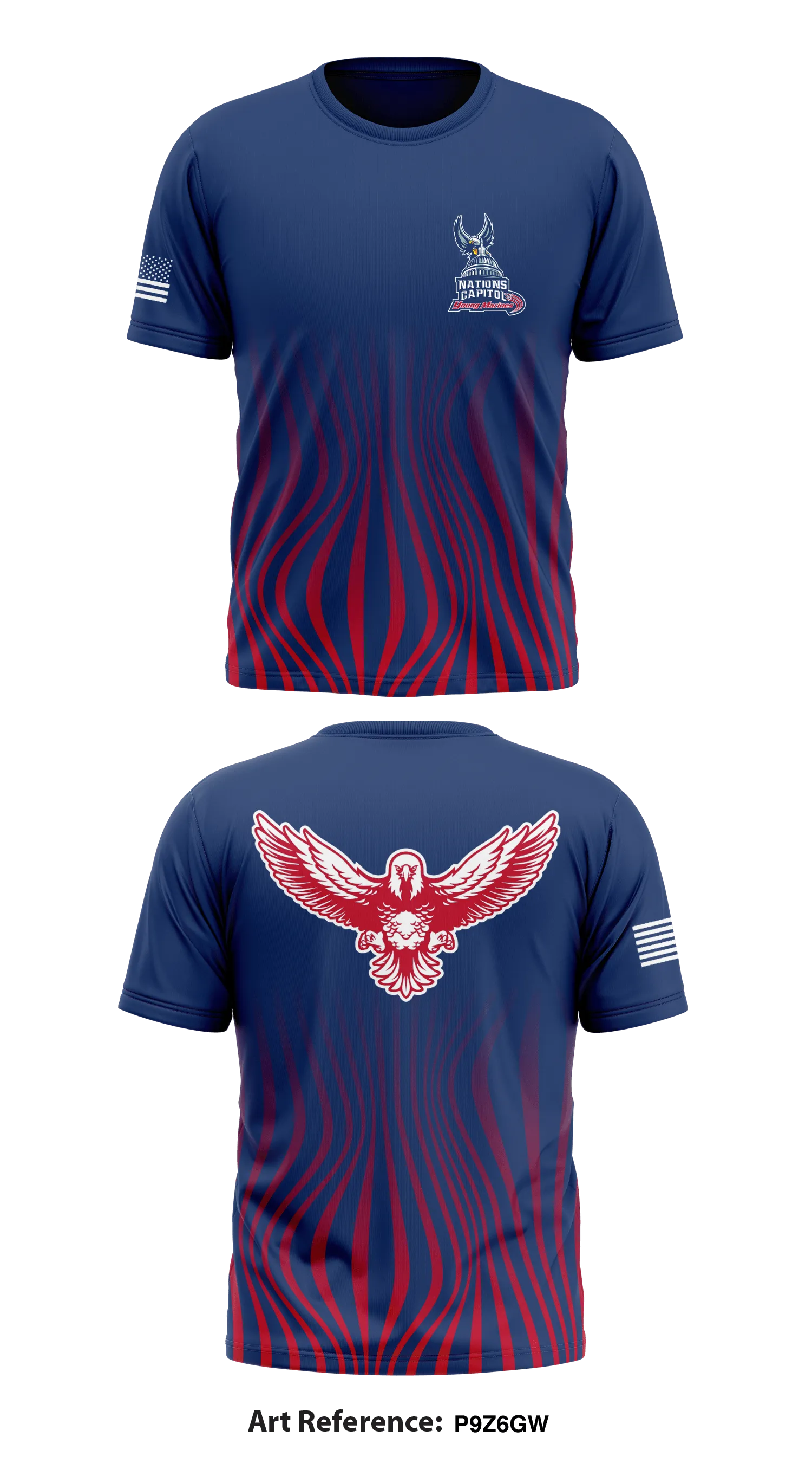 Nations Capitol Young MarinesNations Capitol Young Marines Store 1 Core Men's SS Performance Tee - P9Z6gw