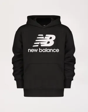 New Balance Stacked Logo Pullover Hoodie Grade-School