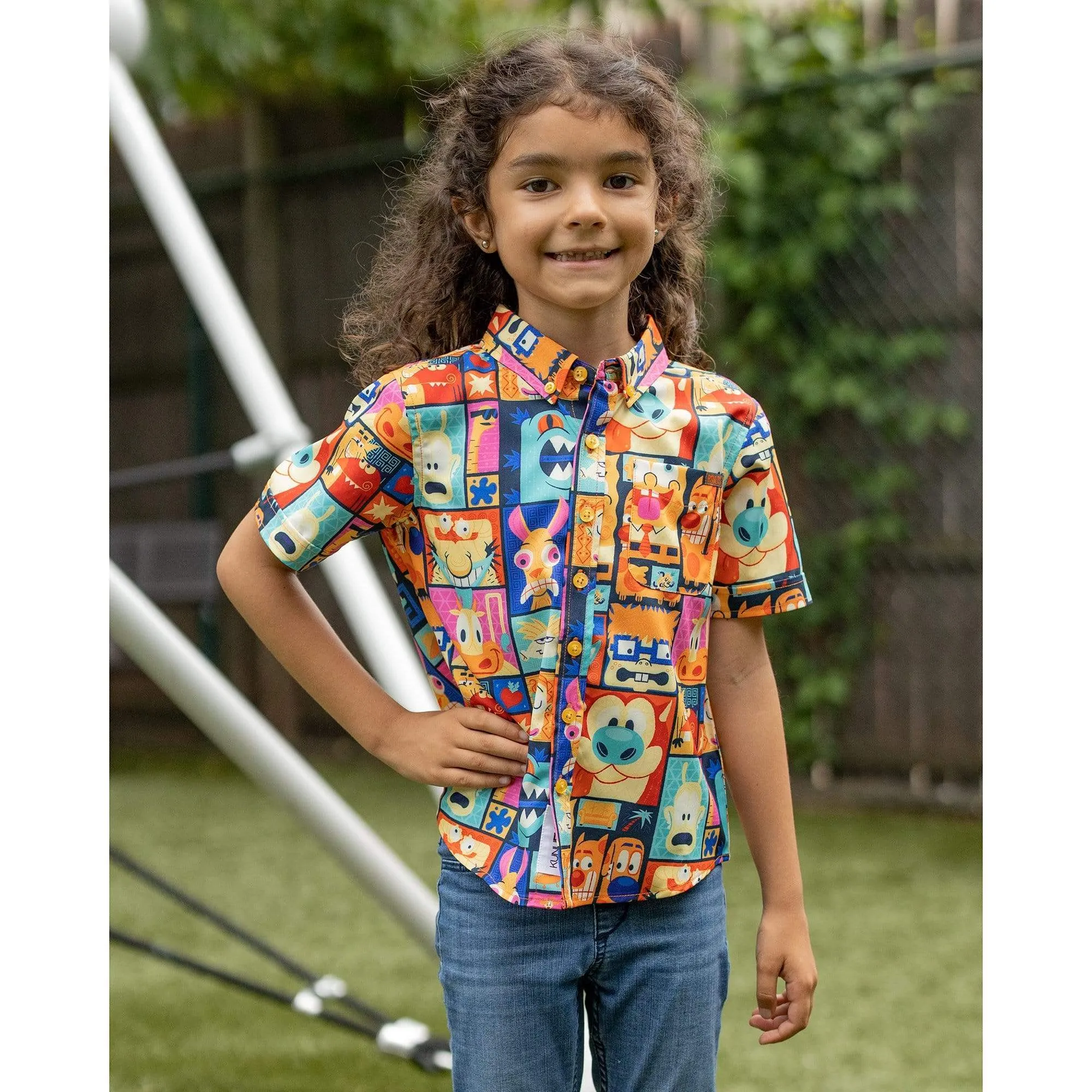 Nickelodeon "Tiki Toons" Youth – KUNUFLEX Short Sleeve Shirt