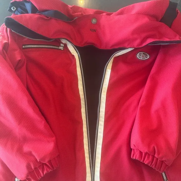 NILS Reversible Red/Black Ski Jacket with Roll-up Hood - MEN’s Med or WOMEN’s L