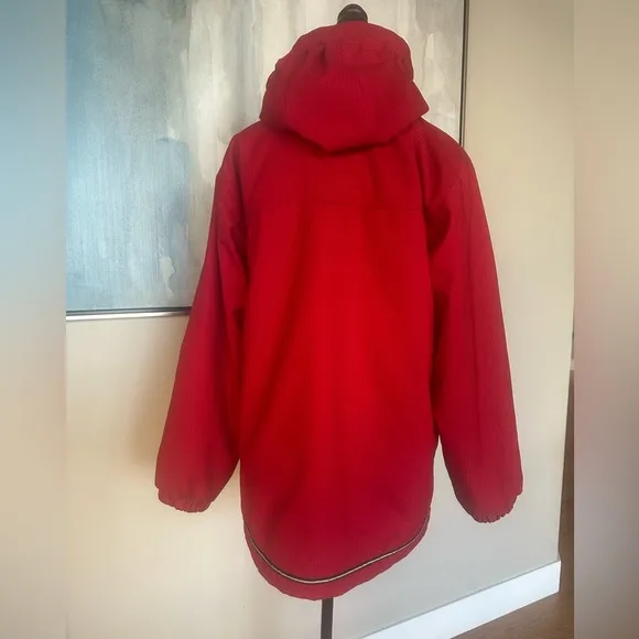 NILS Reversible Red/Black Ski Jacket with Roll-up Hood - MEN’s Med or WOMEN’s L