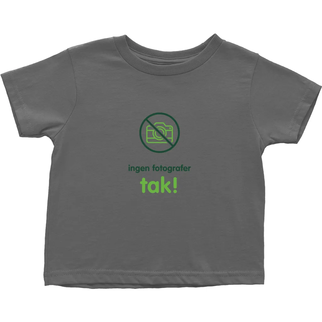No Paparazzi Toddler T-Shirts (Danish)