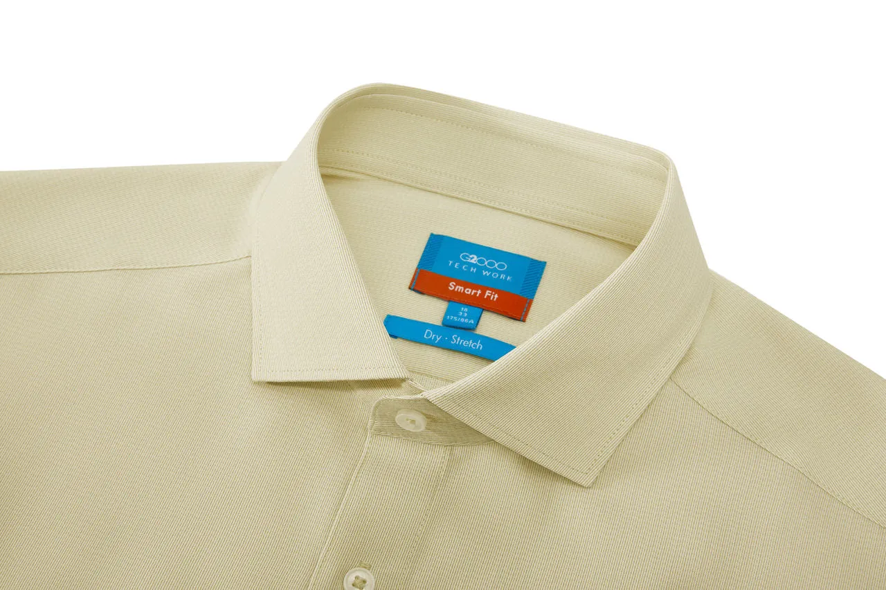 Non-Iron Dry Stretch Smart Fit 2 Tone Shirt