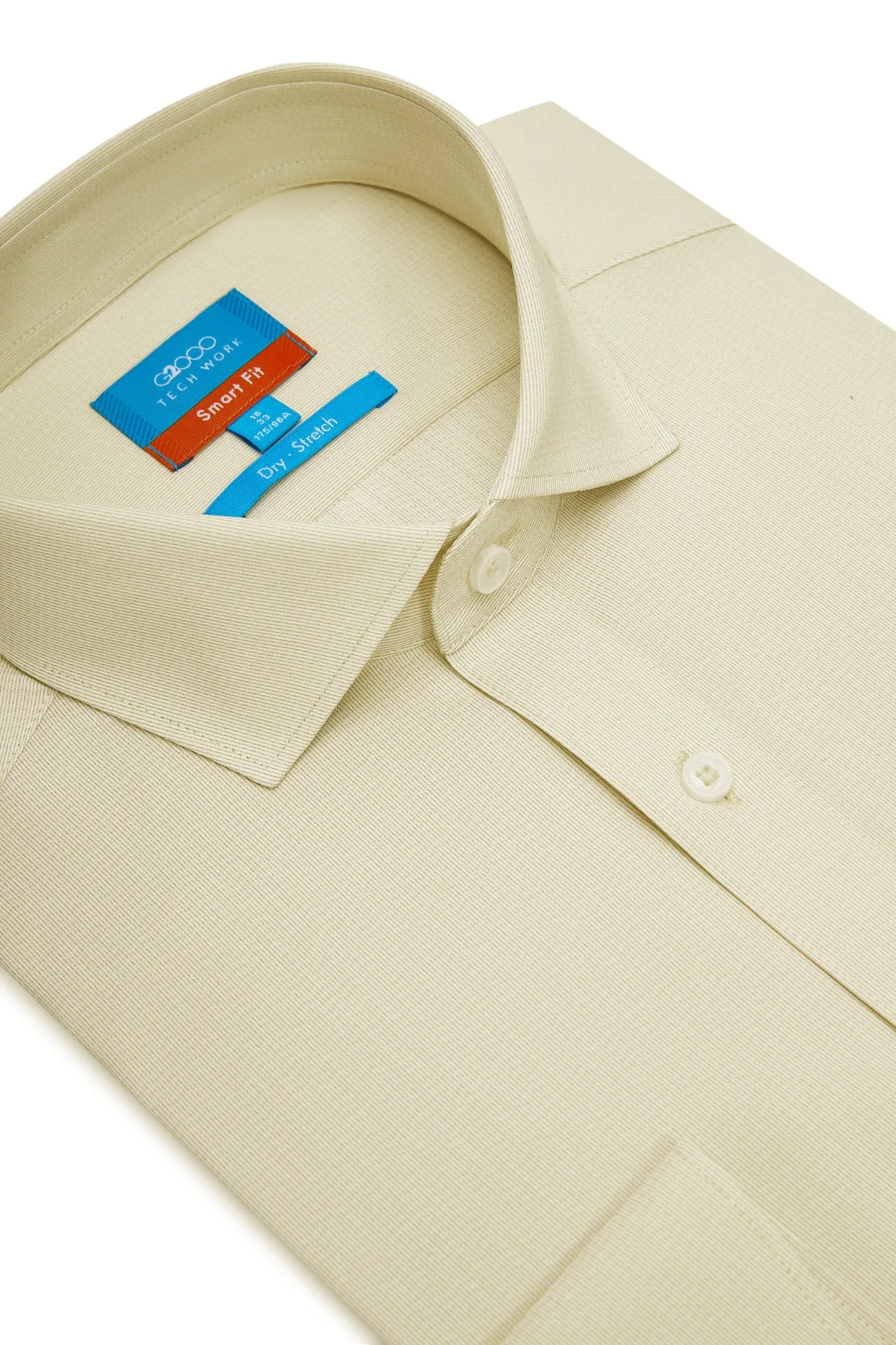 Non-Iron Dry Stretch Smart Fit 2 Tone Shirt