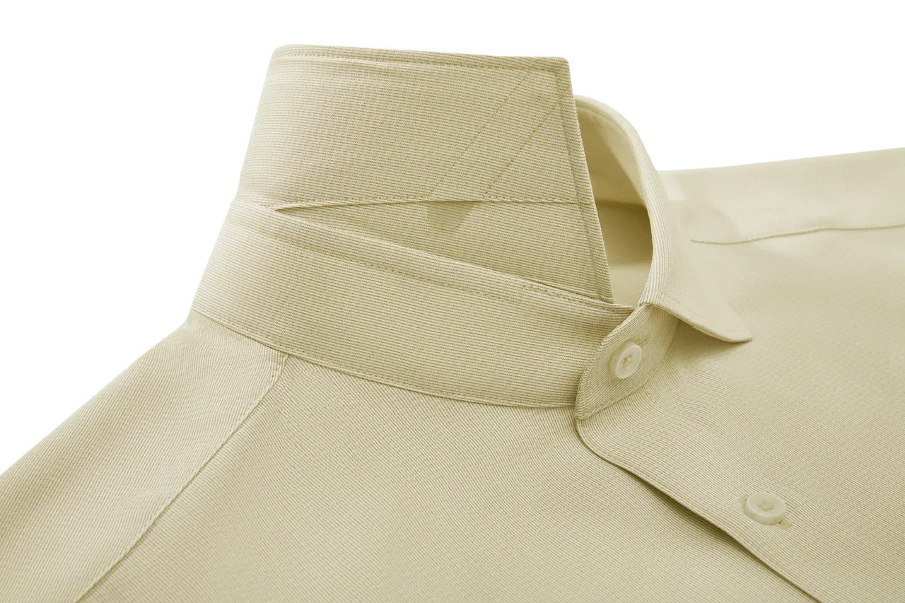 Non-Iron Dry Stretch Smart Fit 2 Tone Shirt