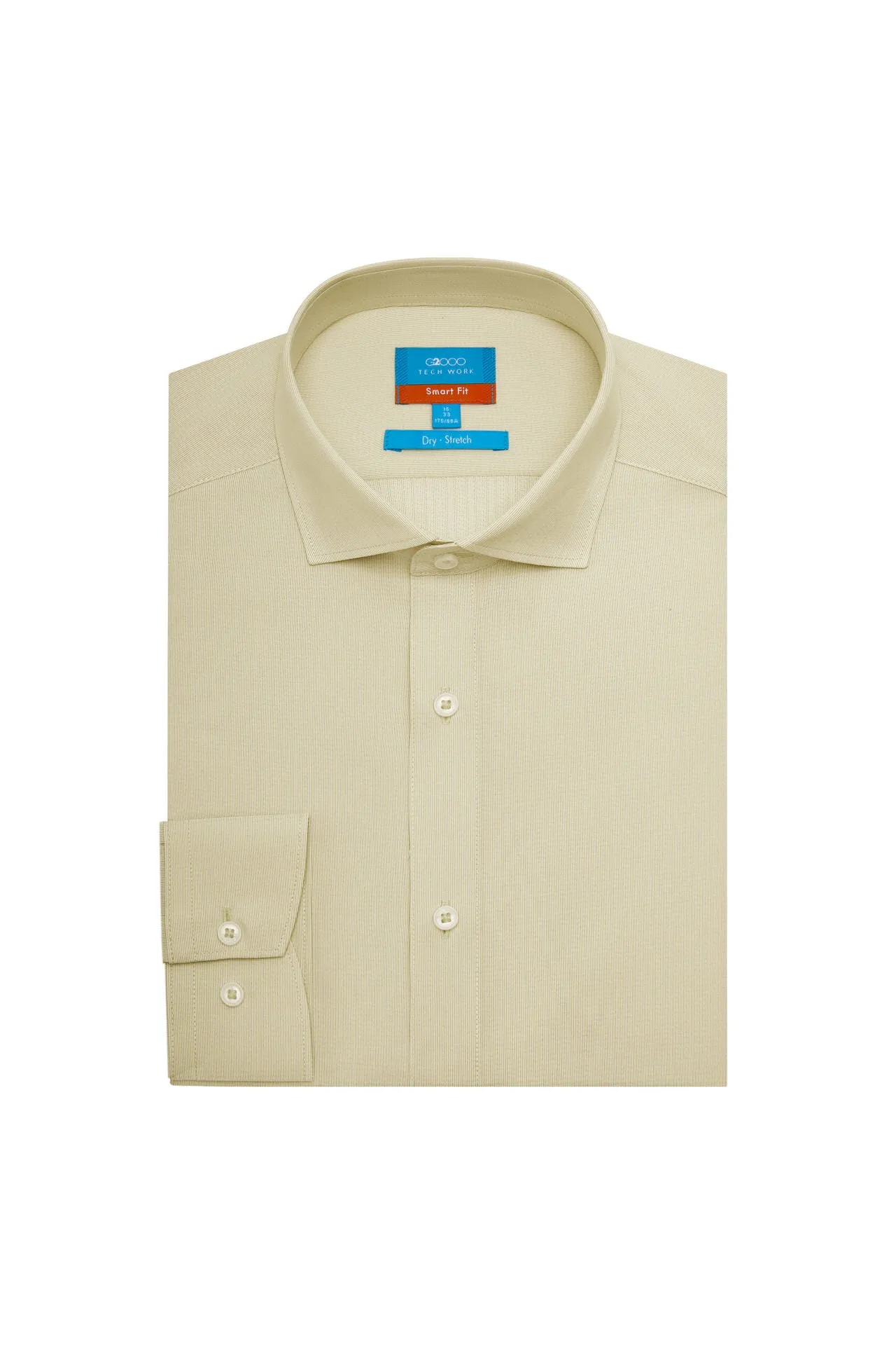 Non-Iron Dry Stretch Smart Fit 2 Tone Shirt