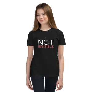 Not Invisible (Youth Dark Color T-Shirts)