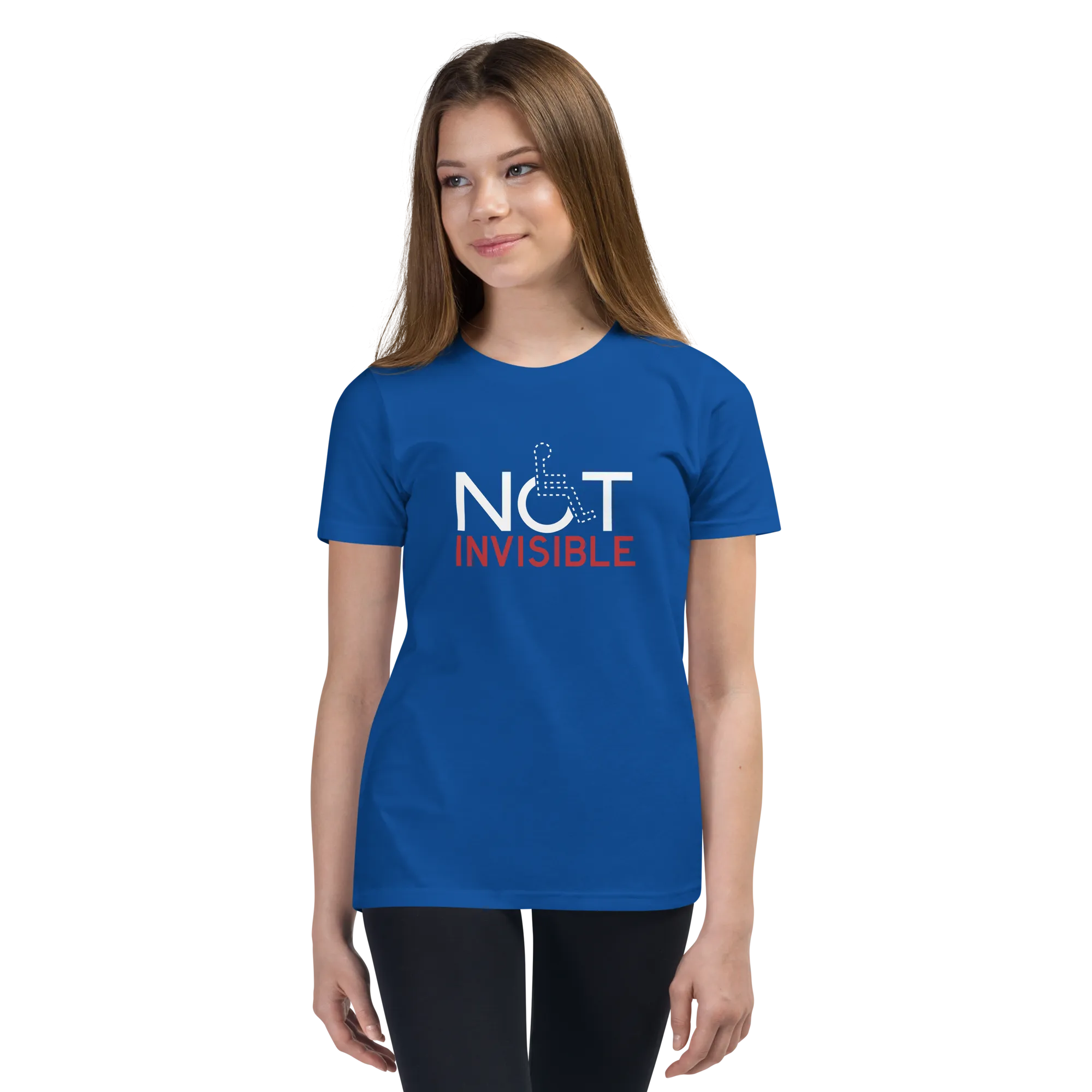 Not Invisible (Youth Dark Color T-Shirts)