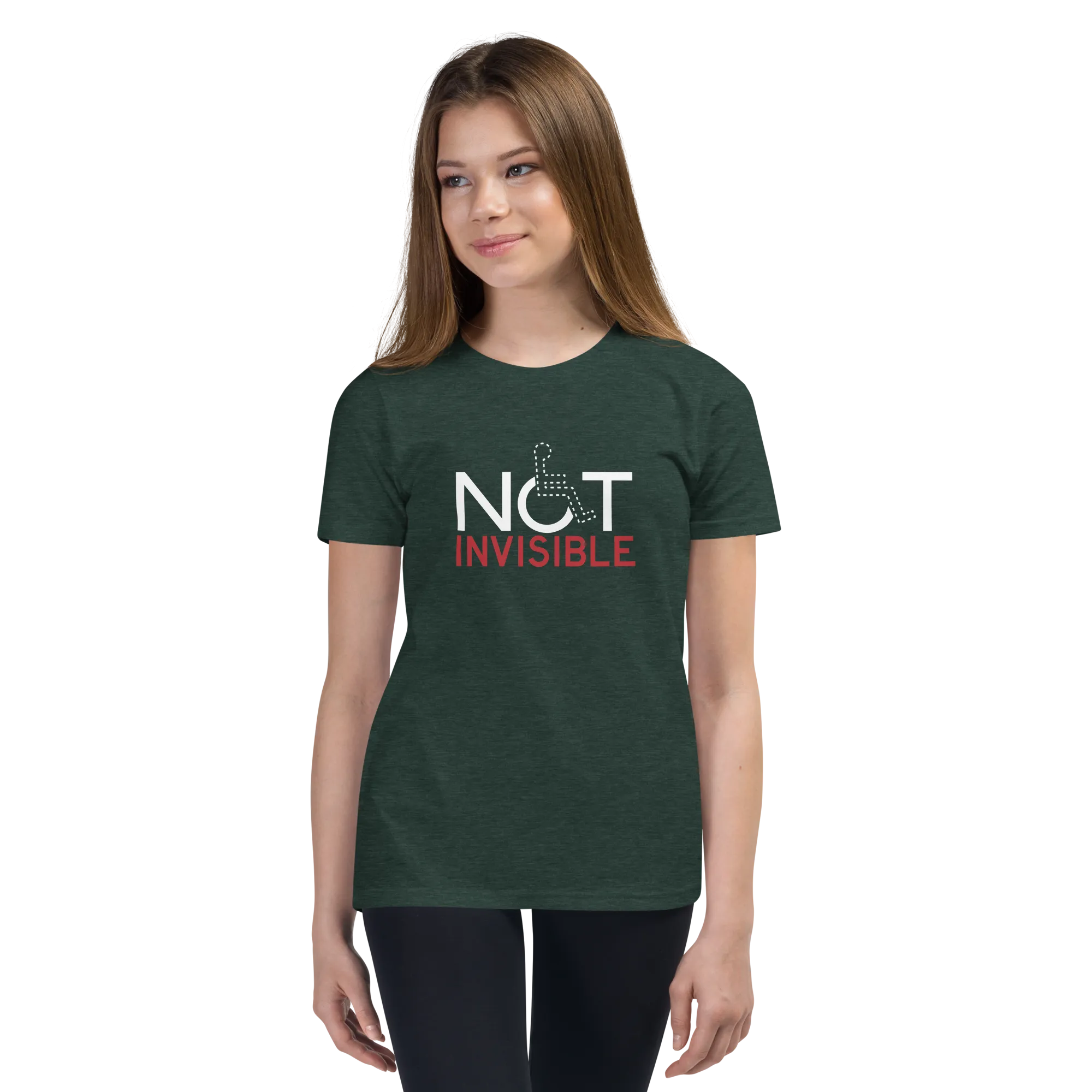 Not Invisible (Youth Dark Color T-Shirts)
