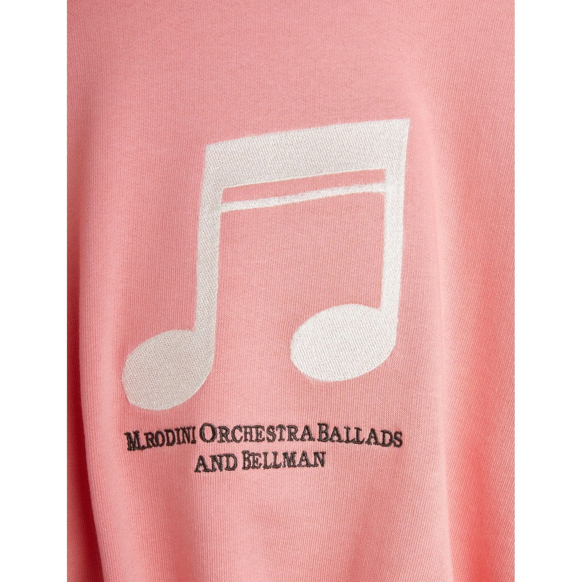 Note Emb Sweatshirt - Pink