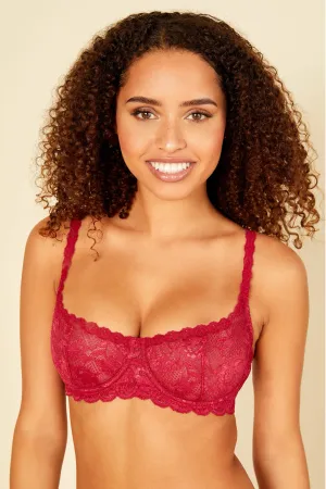 NSN Ruby Red Balconette Bra
