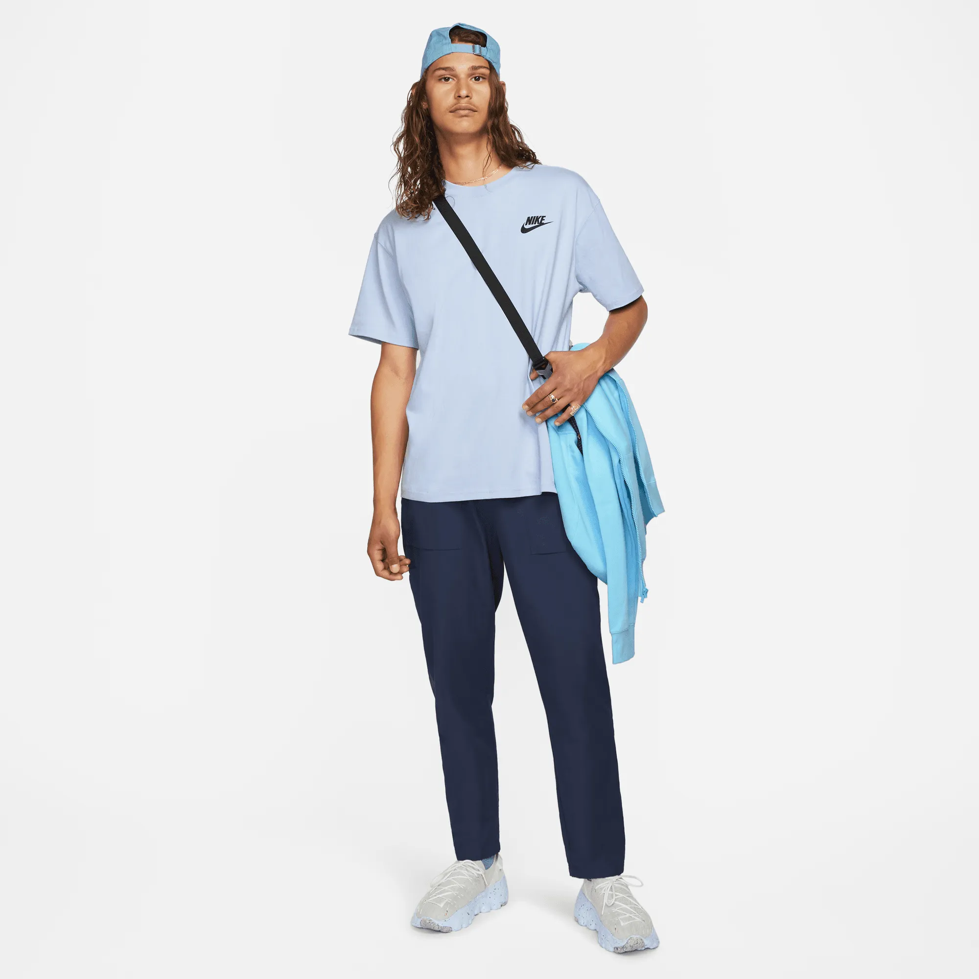 NSW Mindset Tee DQ1004-548 Light Marine