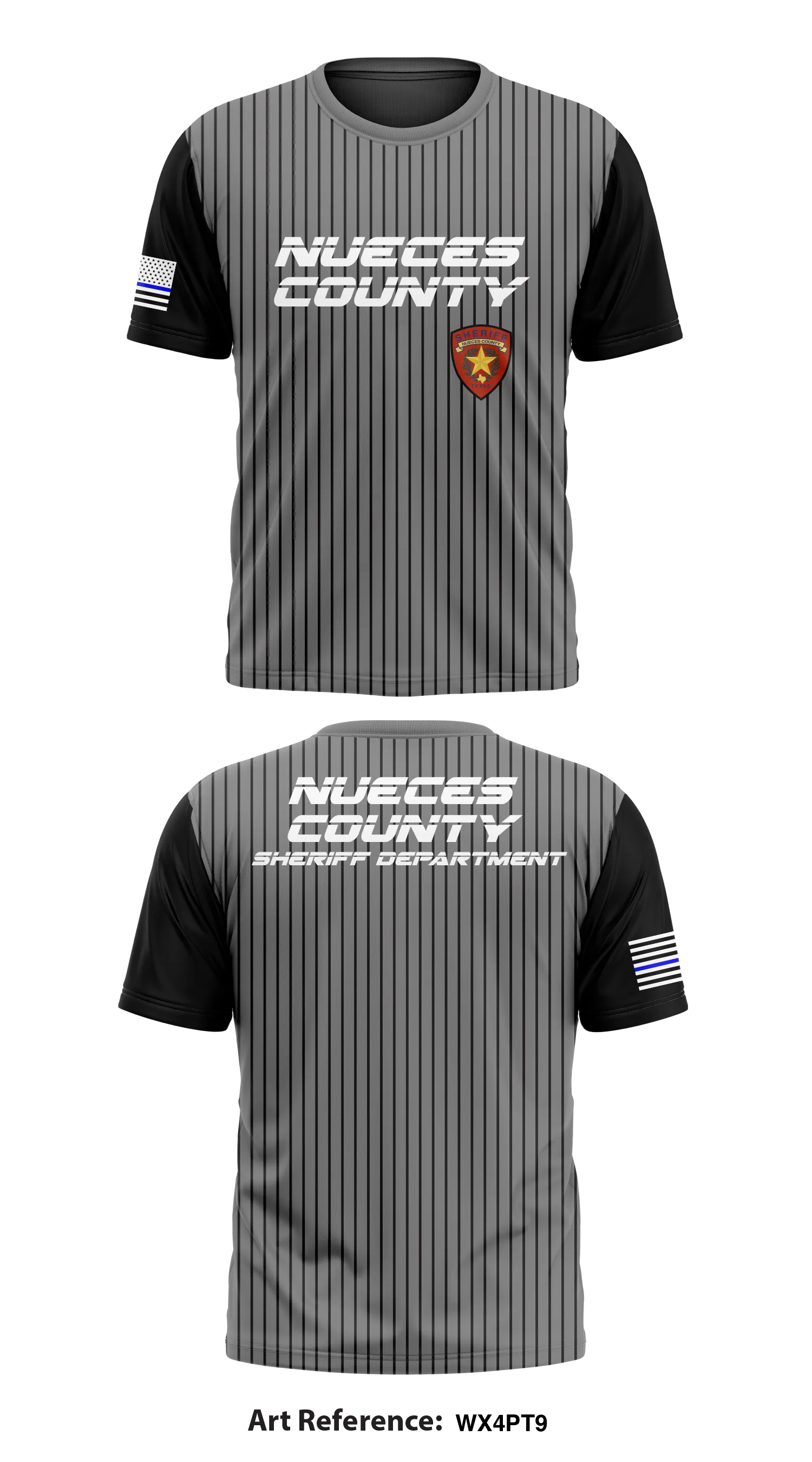 Nueces County sheriff department Store 1 Core Men's SS Performance Tee - Wx4pt9