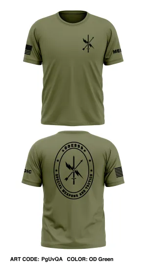 ODESSA POLICE SWAT Store 1 Core Men's SS Performance Tee - PgUvQA