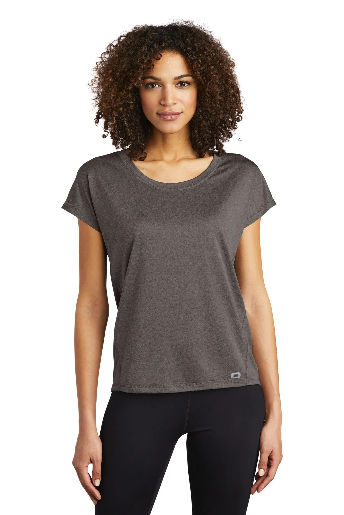 OGIO  Women's Pulse Dolman Tee LOE324 Gear Grey