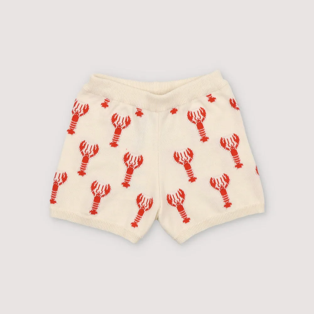 Oia Top & Shorts Set | Lobster Motif