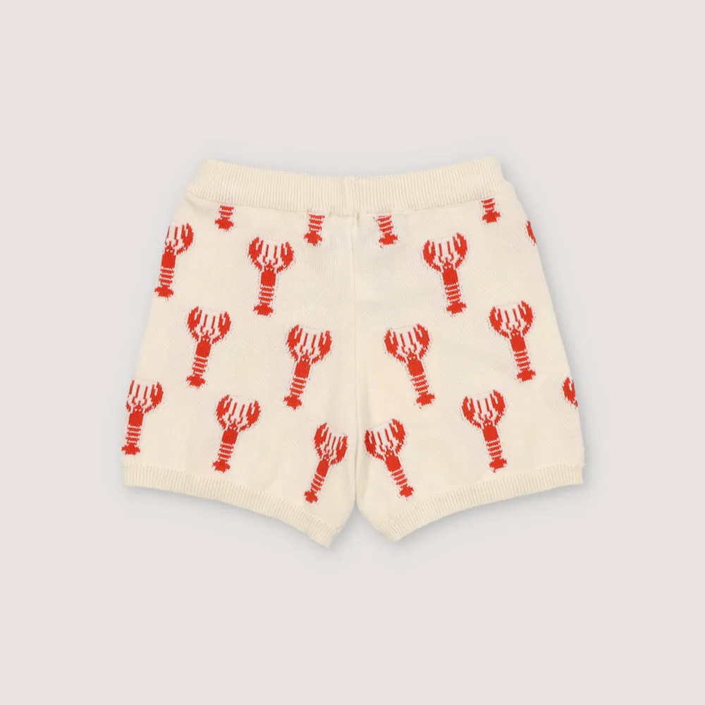 Oia Top & Shorts Set | Lobster Motif