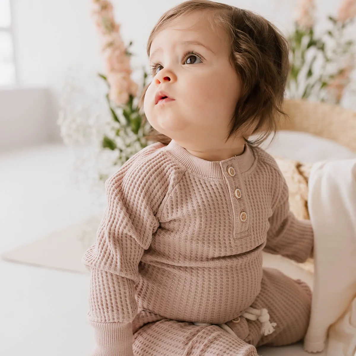 Organic Cotton Waffle Mason Top - In the Meadow Kollektion