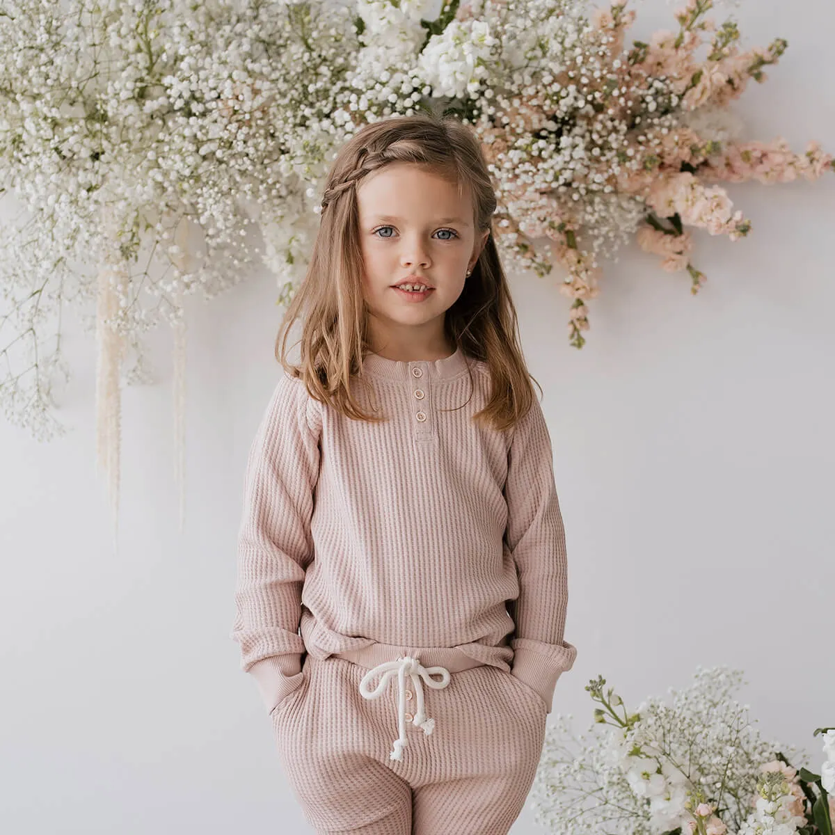 Organic Cotton Waffle Mason Top - In the Meadow Kollektion