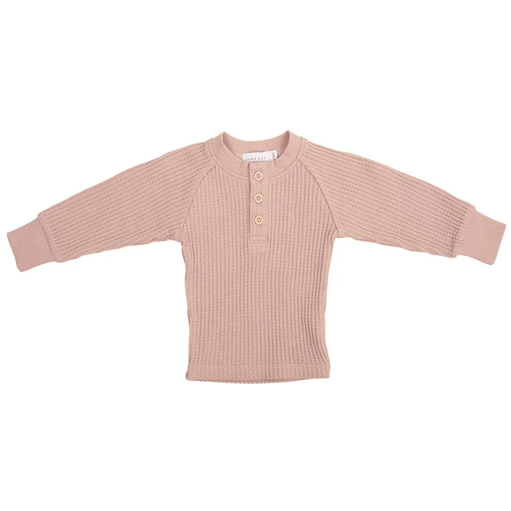 Organic Cotton Waffle Mason Top - In the Meadow Kollektion