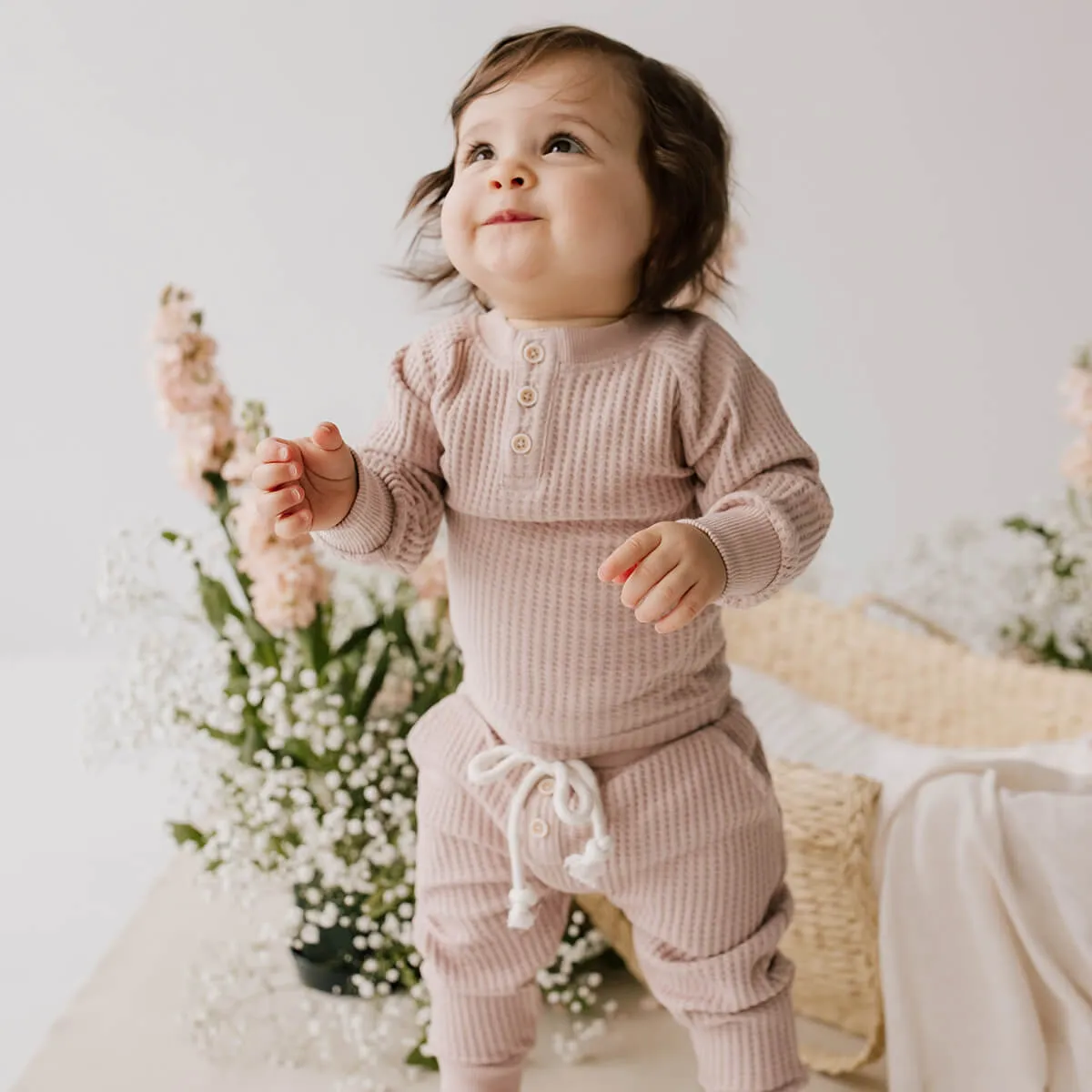 Organic Cotton Waffle Mason Top - In the Meadow Kollektion