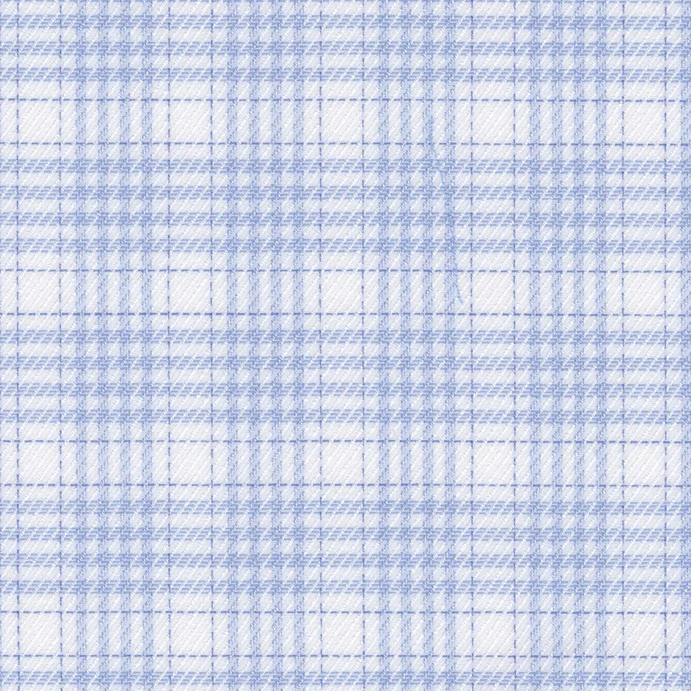 Organic Fine Twill Sport Shirt in Sky
