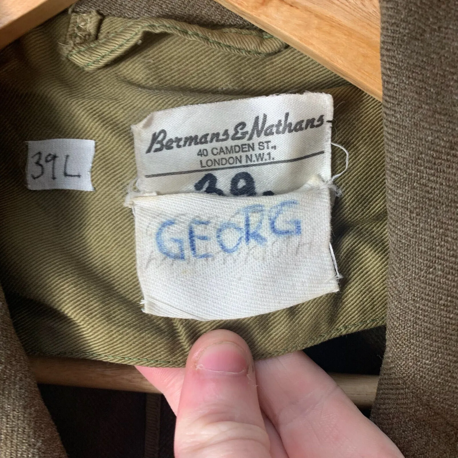 Original WW2 US Army Class A Dress Jacket 1942 - Private Ryan Prop - 39" Large