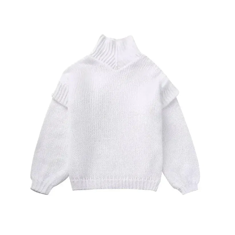 Oversized Daphne Turtleneck Knit Sweater