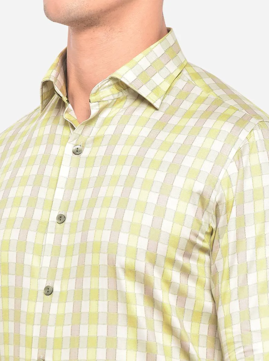 Parchment Printed Slim Fit Party Wear Shirt | Wyre