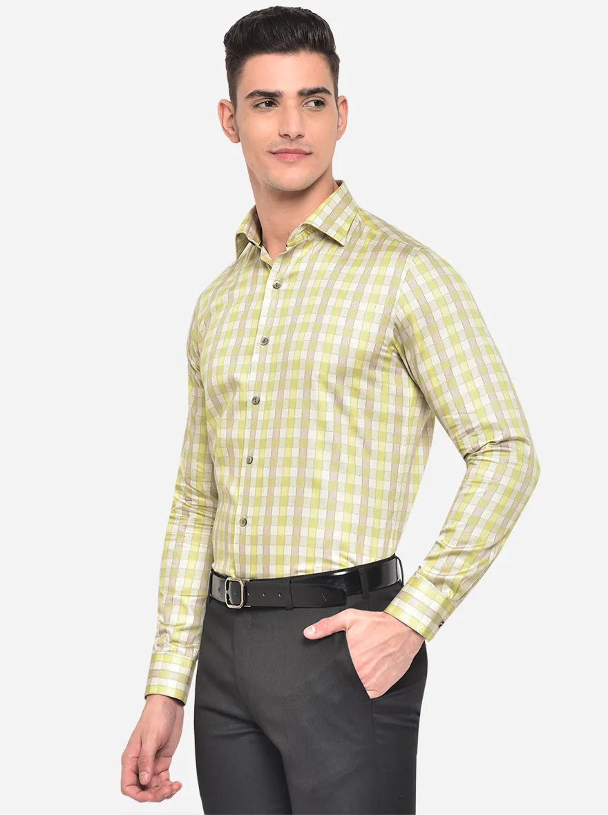 Parchment Printed Slim Fit Party Wear Shirt | Wyre