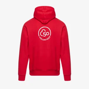 parkrun Milestone Women's Volunteer Hoodie 50 - Red