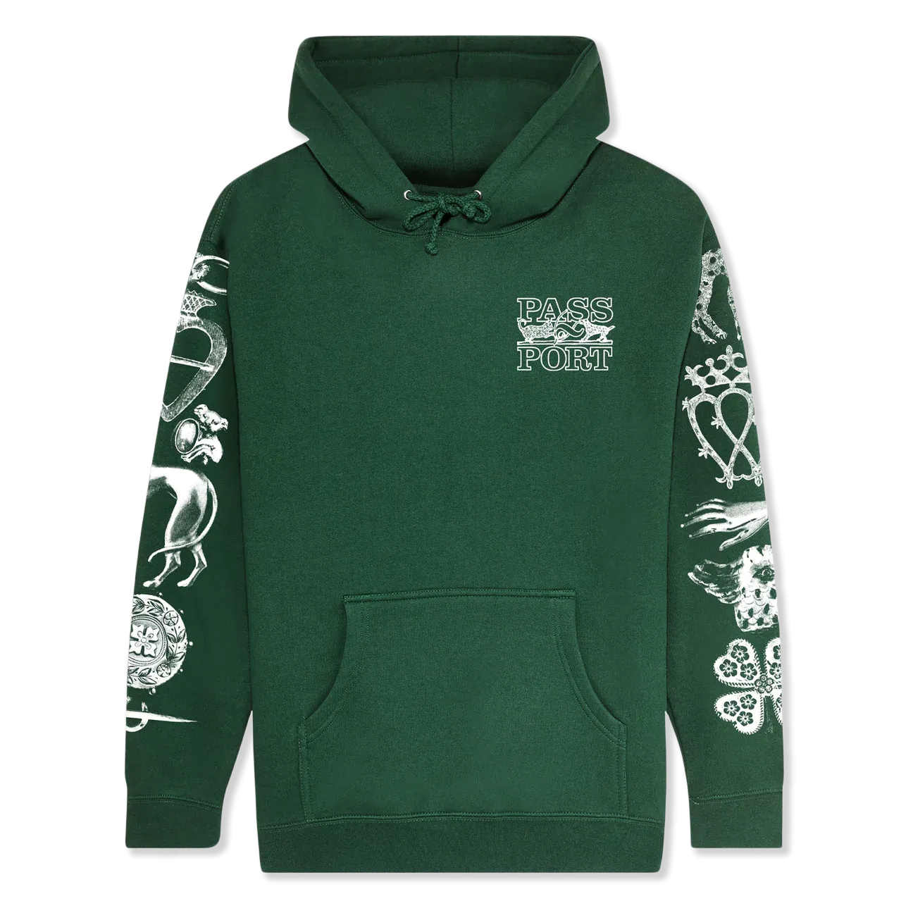 Passport Trinkets Hoodie 'Green'