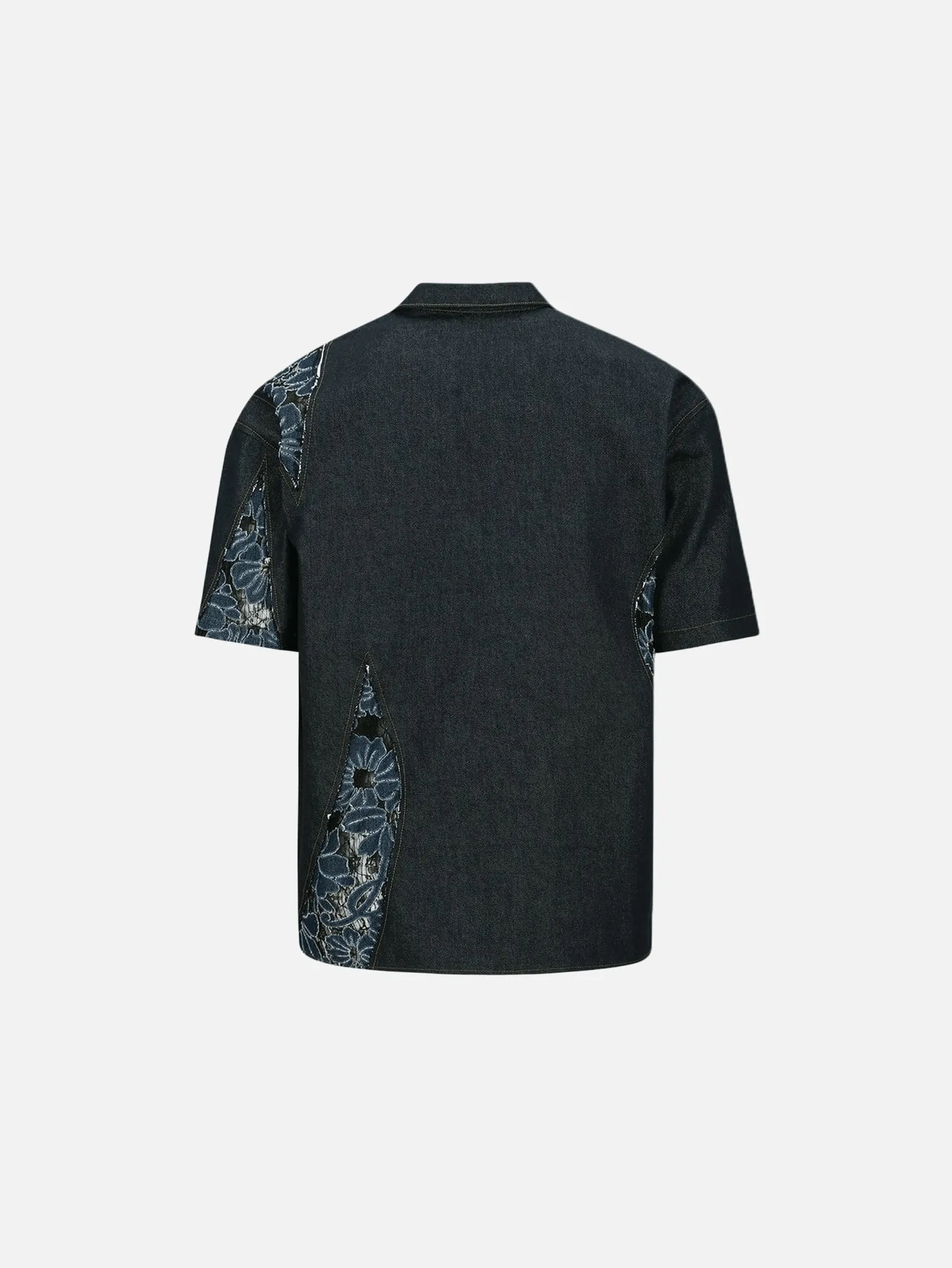 Patchwork Open Collor Shirts - Multi