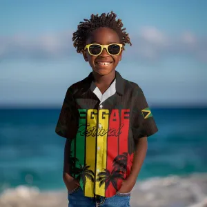 Personalised Jamaica Kid Hawaiian Shirt Reggae Festival Bob Marley Abstract Portrait LT7
