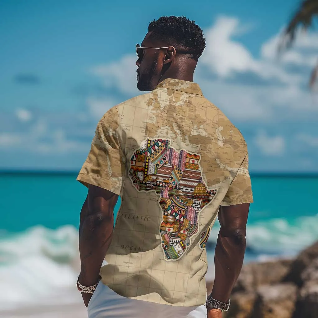 Personalized Africa On World Map Hawaiian Shirt DT02