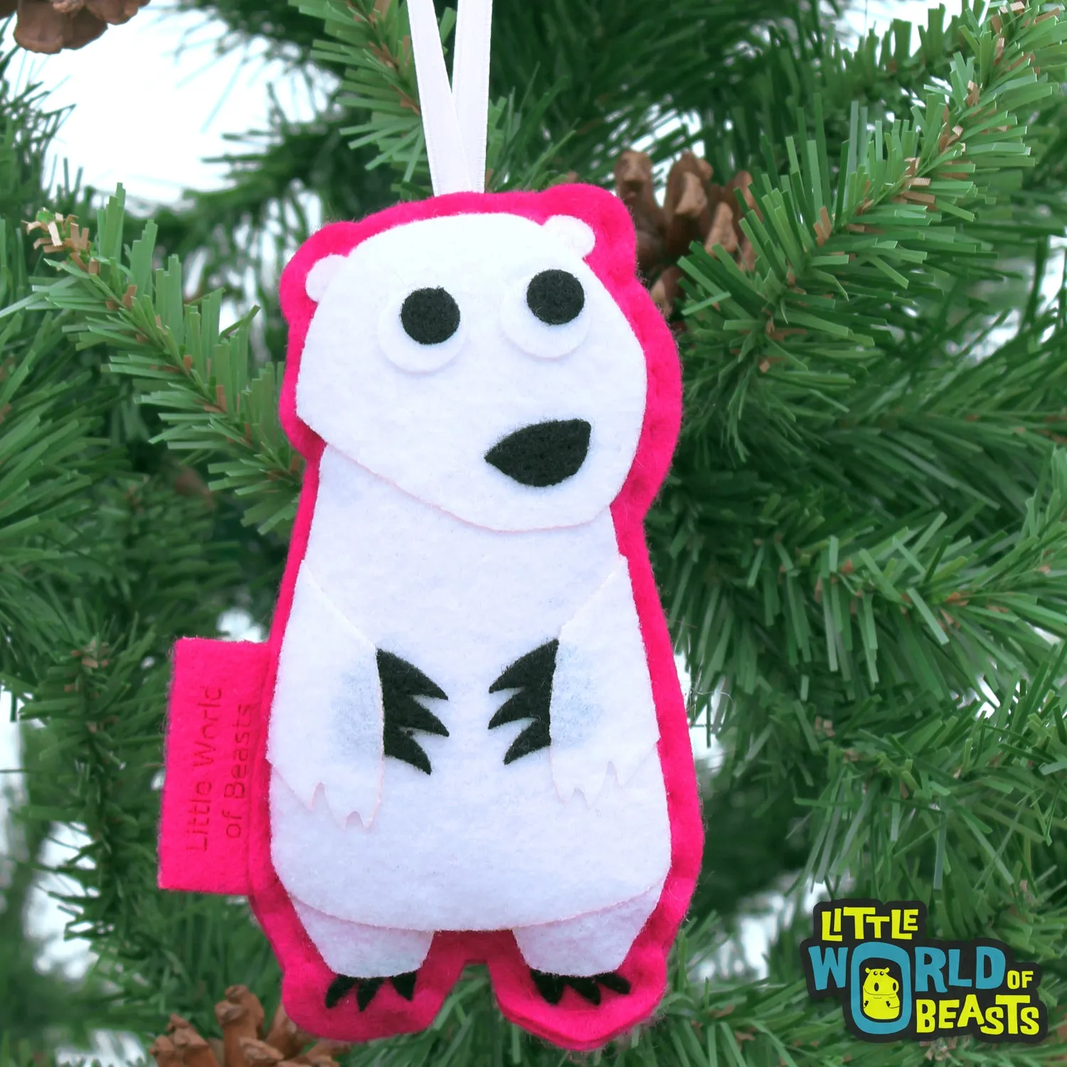 Personalized Dharma the Polar Bear Ornament