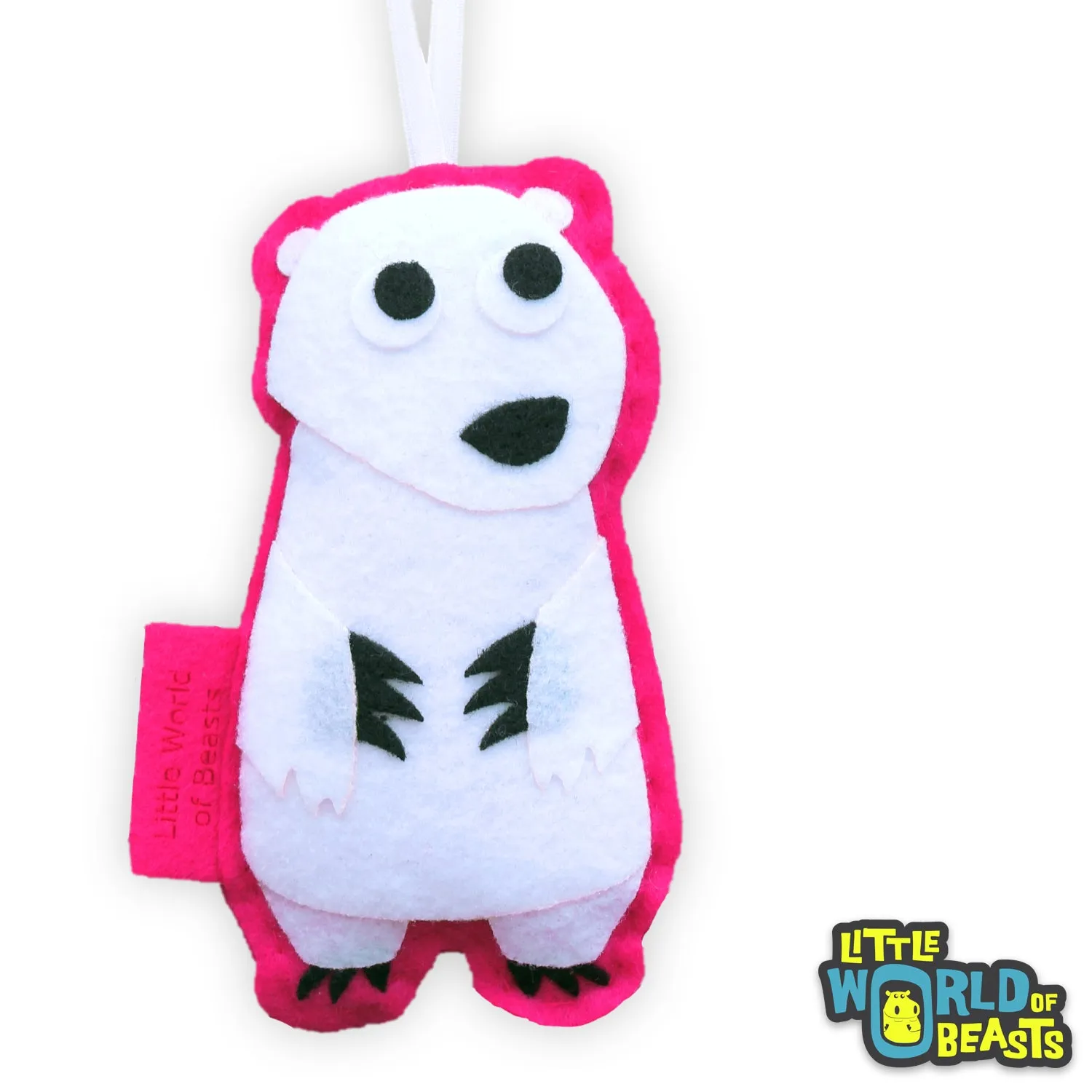 Personalized Dharma the Polar Bear Ornament