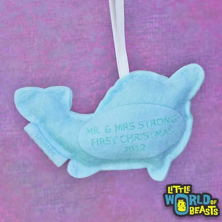 Personalized Dharma the Polar Bear Ornament
