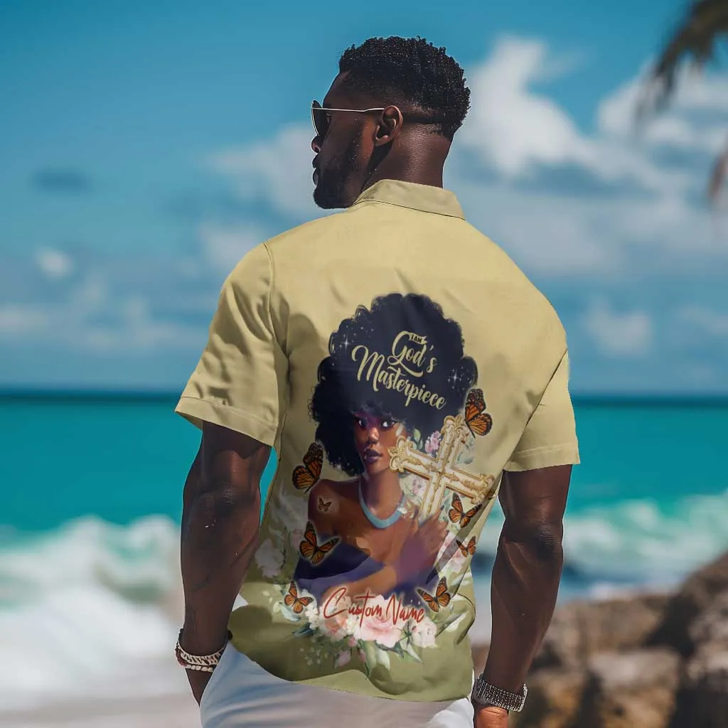Personalized I Am God's Masterpiece Hawaiian Shirt African Women DT02