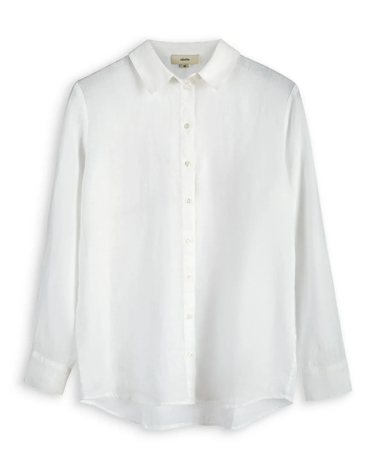 Petra - Linen Shirt in White