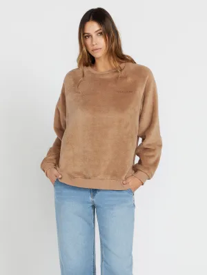 Pheelin Phine Sherpa Sweatshirt - MOCHA