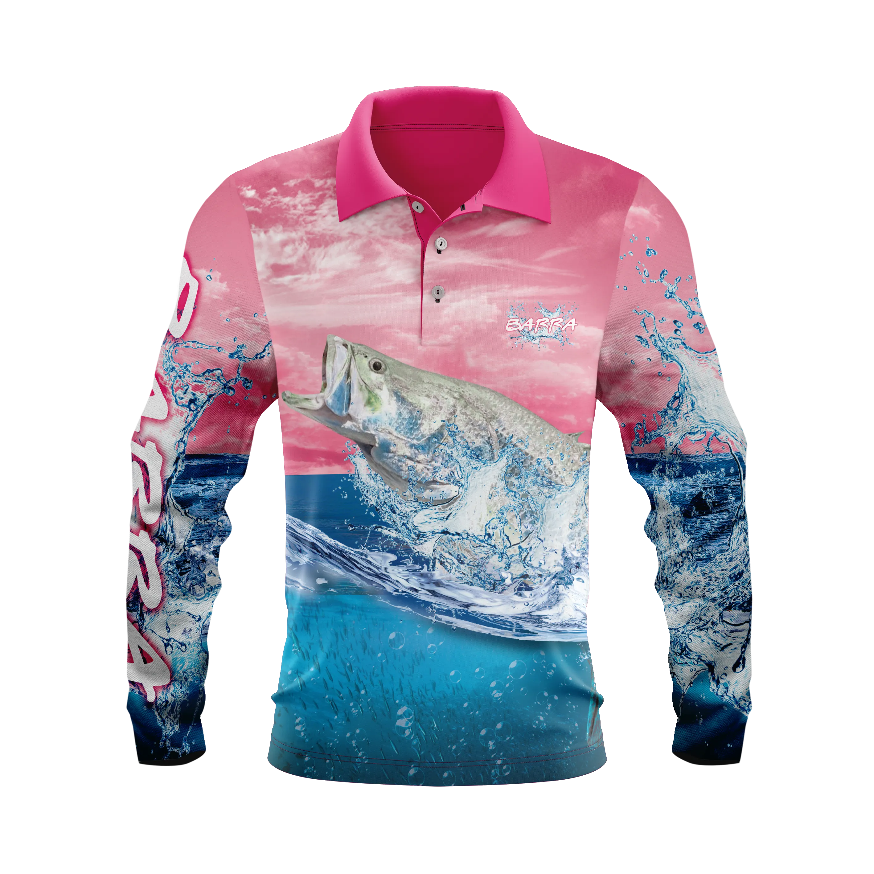 Pink Barra Polo Shirt