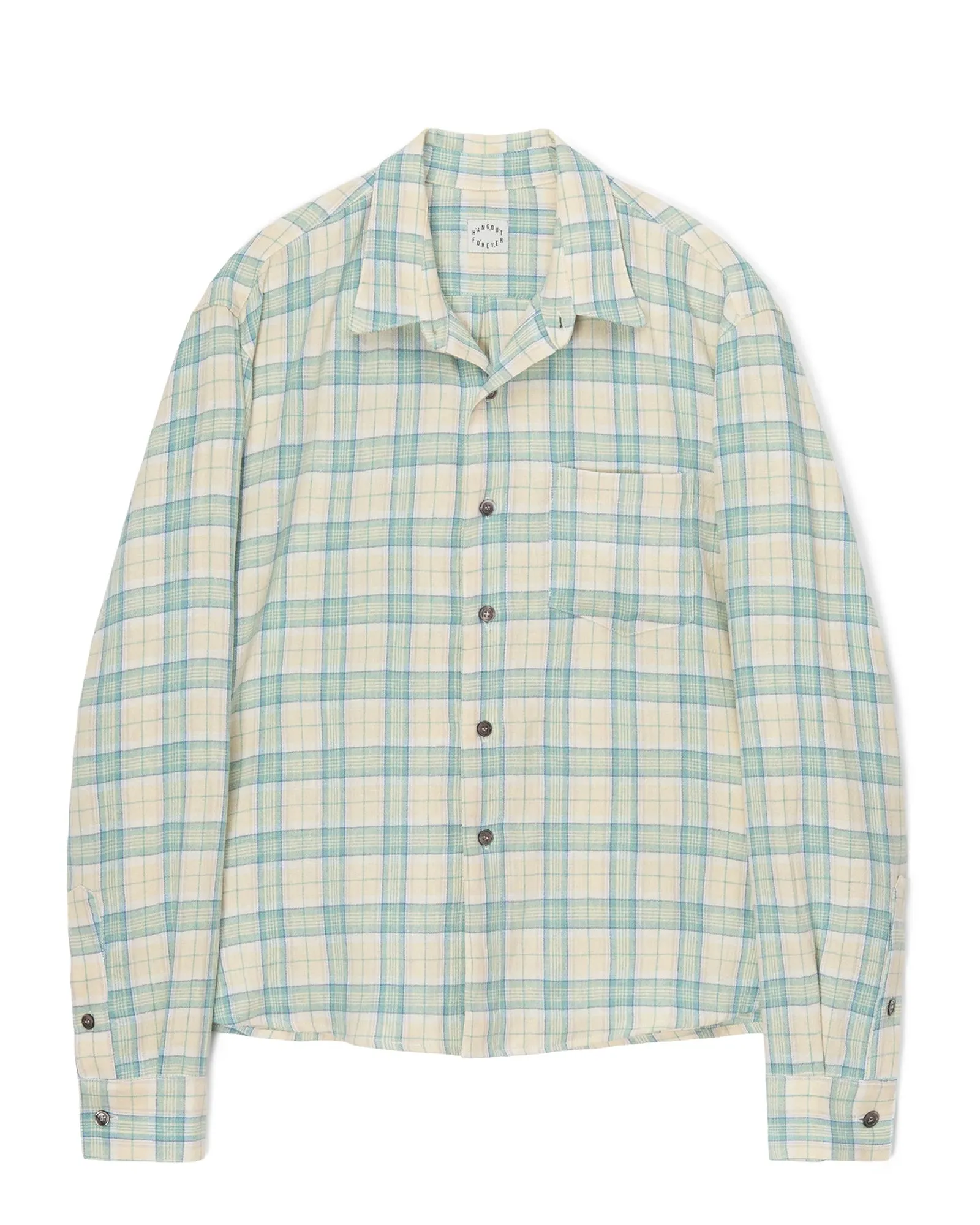 PISTON SHIRT - LIGHT LINEN CHECK