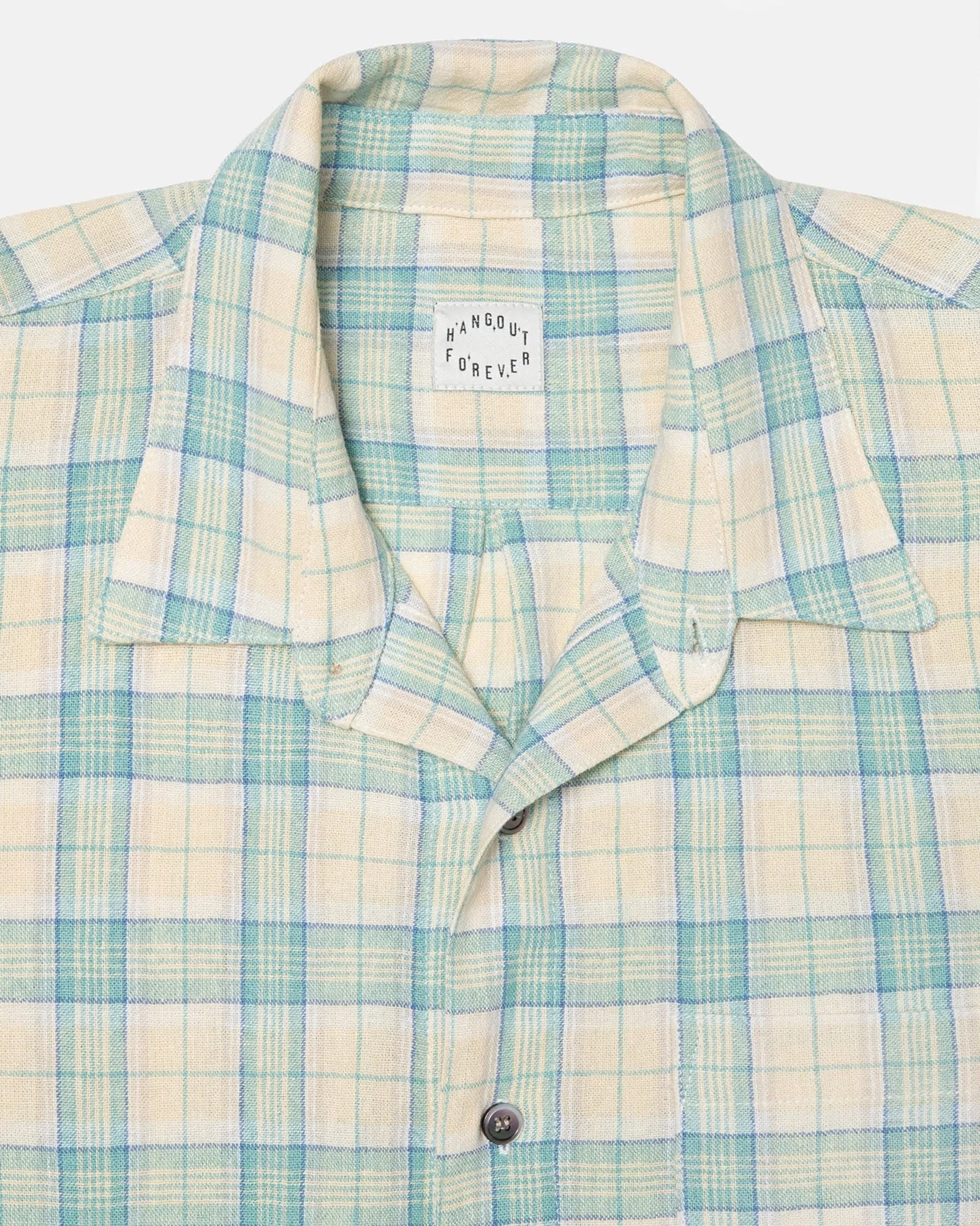 PISTON SHIRT - LIGHT LINEN CHECK