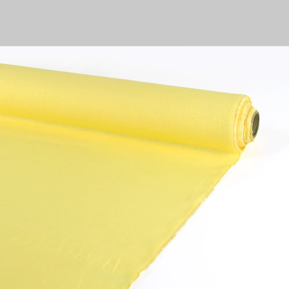 Plain Weave Linen - Lemonade